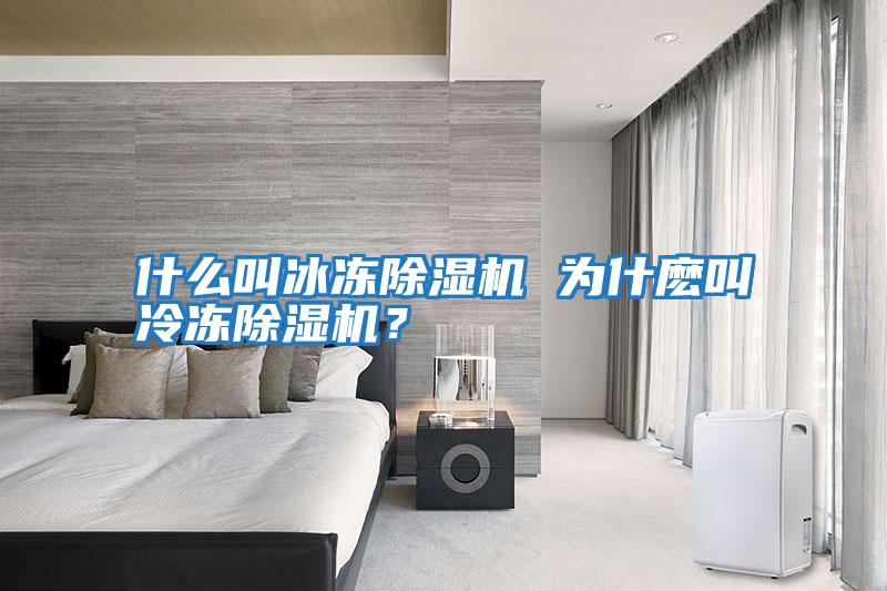 什么叫冰凍除濕機 為什麼叫冷凍除濕機？