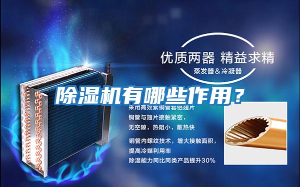 除濕機有哪些作用？