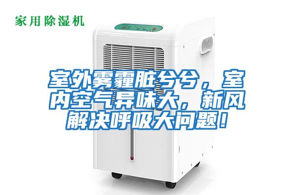 室外霧霾臟兮兮，室內(nèi)空氣異味大，新風(fēng)解決呼吸大問題！