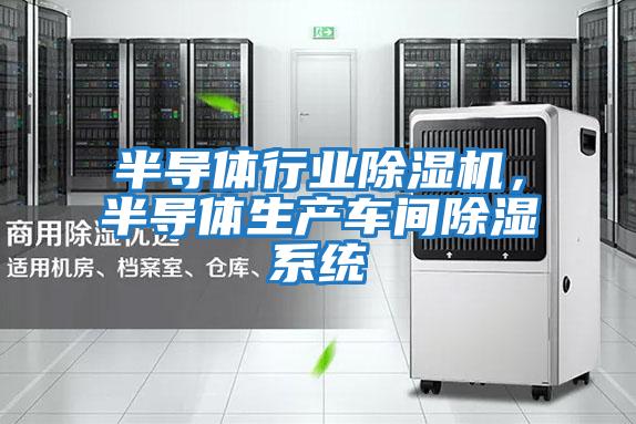 半導(dǎo)體行業(yè)除濕機(jī)，半導(dǎo)體生產(chǎn)車(chē)間除濕系統(tǒng)