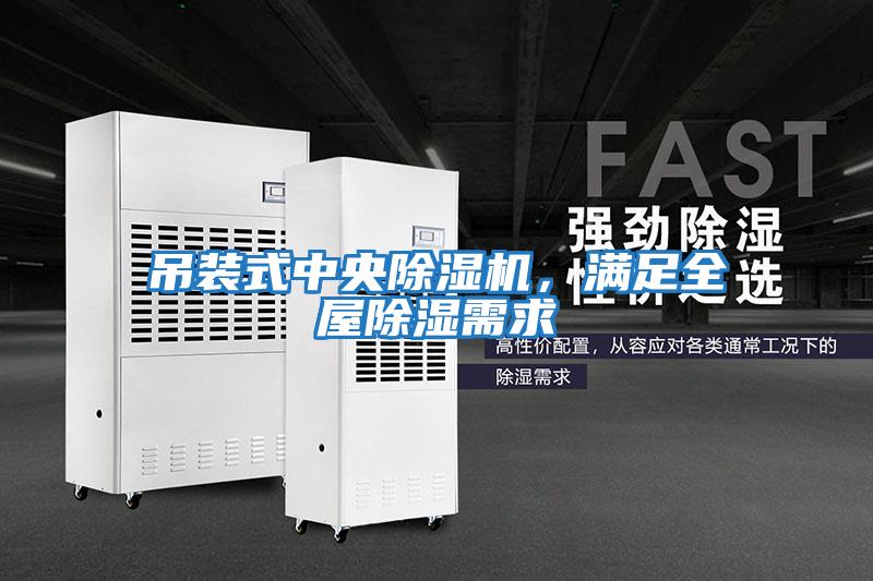 吊裝式中央除濕機，滿足全屋除濕需求