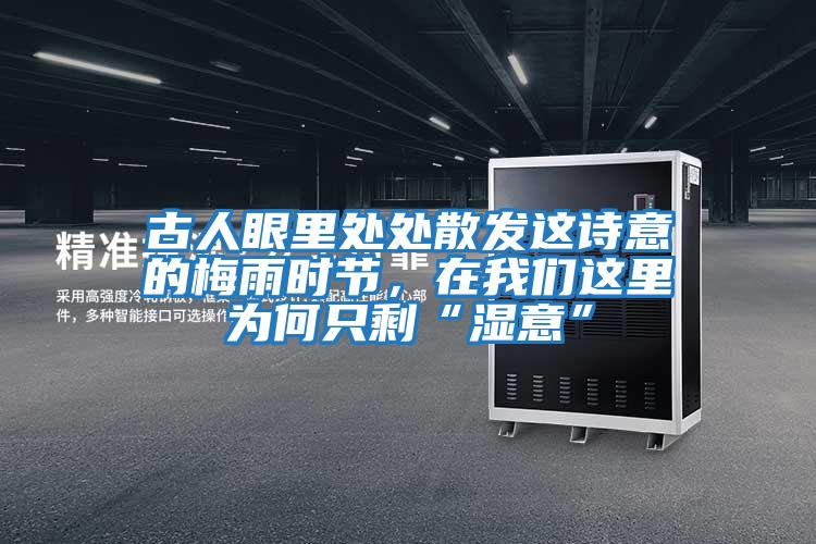 古人眼里處處散發這詩意的梅雨時節，在我們這里為何只剩“濕意”
