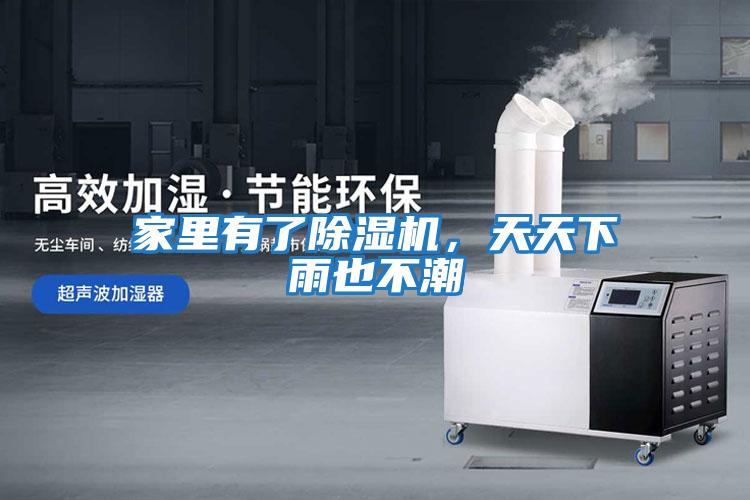 家里有了除濕機,天天下雨也不潮