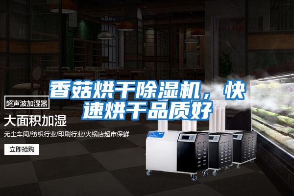 香菇烘干除濕機，快速烘干品質(zhì)好