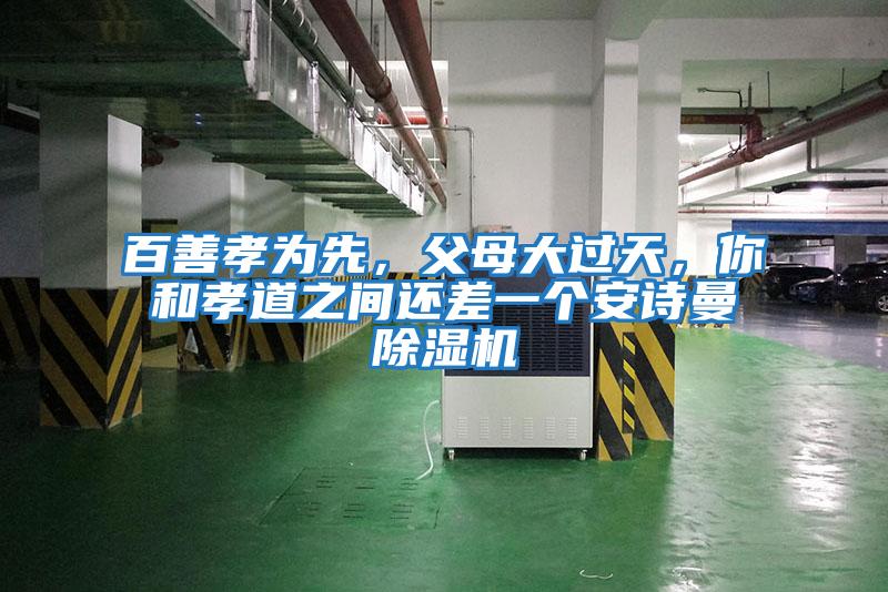 百善孝為先，父母大過天，你和孝道之間還差一個安詩曼除濕機