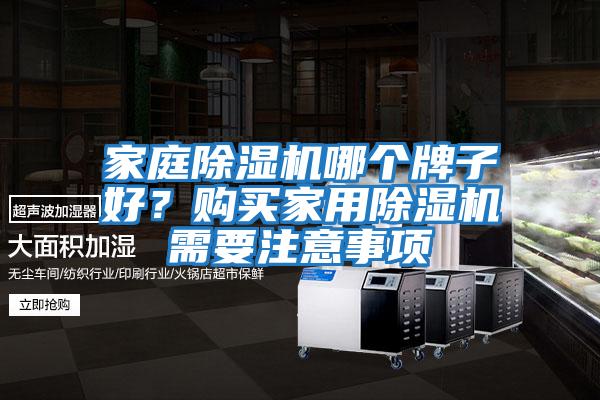 家庭除濕機(jī)哪個(gè)牌子好？購(gòu)買(mǎi)家用除濕機(jī)需要注意事項(xiàng)