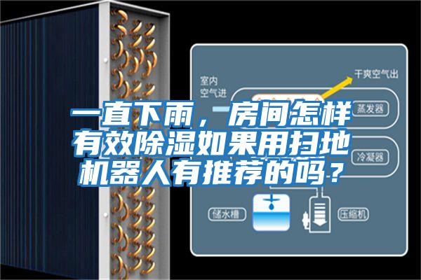 一直下雨，房間怎樣有效除濕如果用掃地機器人有推薦的嗎？