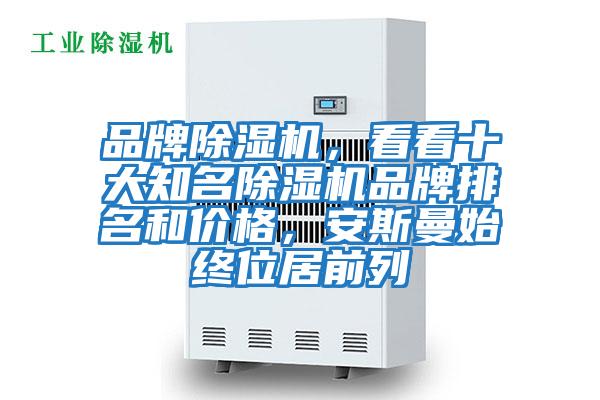 品牌除濕機，看看十大知名除濕機品牌排名和價格，安斯曼始終位居前列