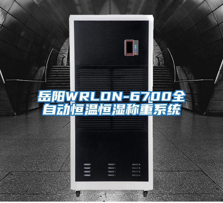 岳陽WRLDN-6700全自動恒溫恒濕稱重系統