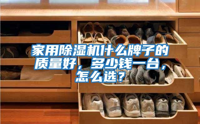 家用除濕機什么牌子的質量好，多少錢一臺，怎么選？