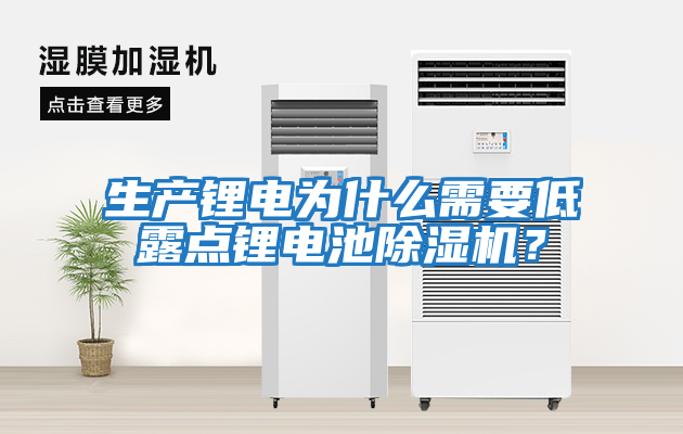 生產鋰電為什么需要低露點鋰電池除濕機？