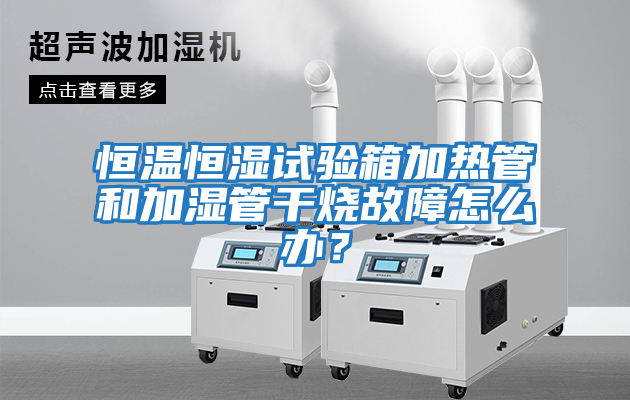 恒溫恒濕試驗箱加熱管和加濕管干燒故障怎么辦？