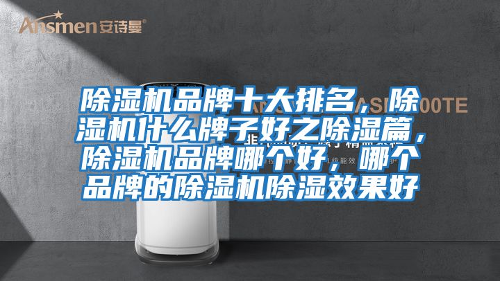 除濕機品牌十大排名，除濕機什么牌子好之除濕篇，除濕機品牌哪個好，哪個品牌的除濕機除濕效果好