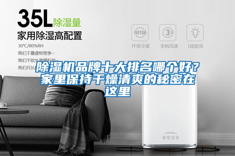 除濕機品牌十大排名哪個好？家里保持干燥清爽的秘密在這里