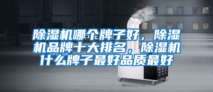 除濕機哪個牌子好，除濕機品牌十大排名，除濕機什么牌子最好品質最好