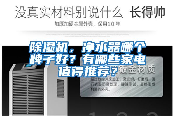 除濕機(jī)，凈水器哪個牌子好？有哪些家電值得推薦？